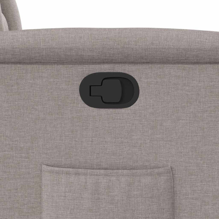 Fotoliu rabatabil, gri taupe, material textil - WALTI WALTI