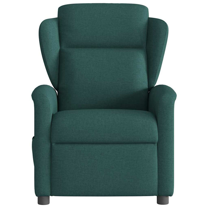 Fotoliu rabatabil, verde închis, material textil - WALTI WALTI