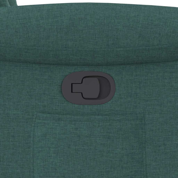 Fotoliu rabatabil, verde închis, material textil WALTI