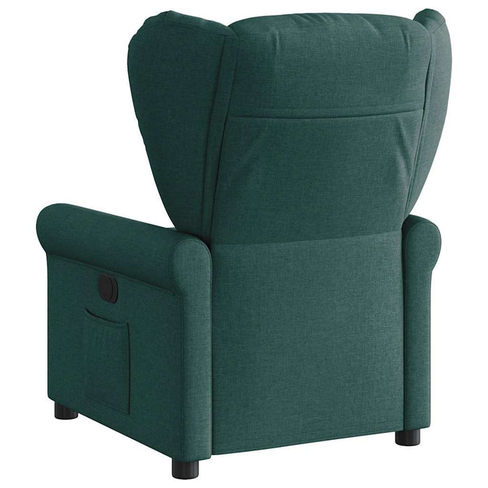 Fotoliu rabatabil, verde închis, material textil - WALTI WALTI