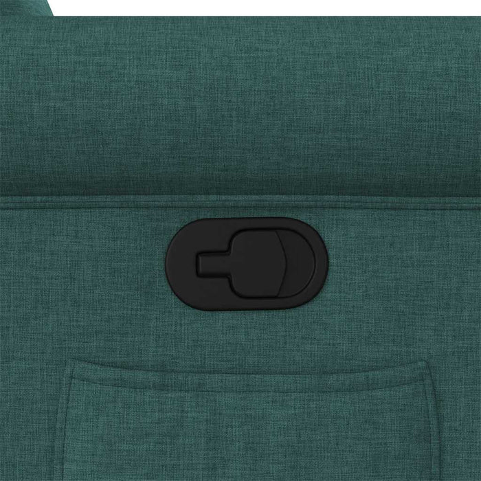 Fotoliu rabatabil, verde închis, material textil - WALTI WALTI