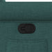 Fotoliu rabatabil, verde închis, material textil - WALTI WALTI