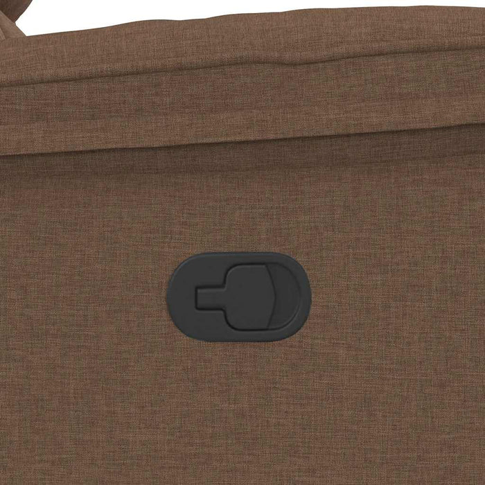 Fotoliu rabatabil, maro, material textil WALTI