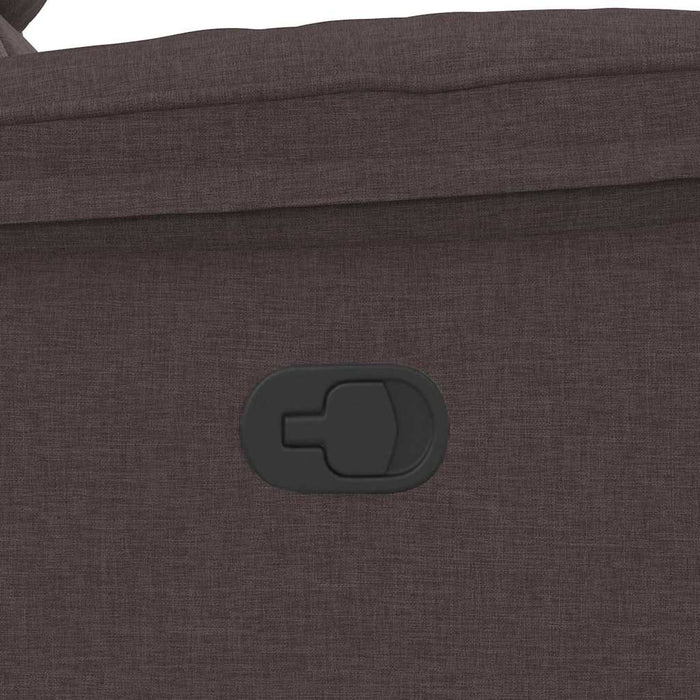 Fotoliu rabatabil, maro închis, material textil - WALTI WALTI