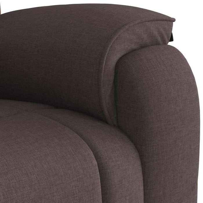 Fotoliu de masaj rabatabil, maro închis, material textil WALTI
