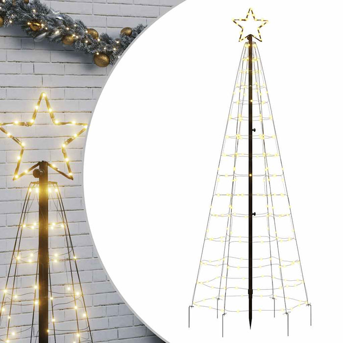Pom de Crăciun LED cu ștecheri 220 LED-uri Alb Cald 180 cm WALTI
