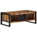 Masuta de cafea multicolora 90x50x36 cm lemn masiv recuperat - WALTI WALTI