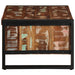 Masuta de cafea multicolora 90x50x36 cm lemn masiv recuperat - WALTI WALTI