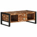 Masuta de cafea multicolora 90x50x36 cm lemn masiv recuperat - WALTI WALTI