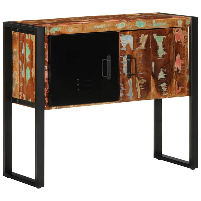 Consolă multicolor 90x35x75 cm lemn masiv recuperat - WALTI WALTI