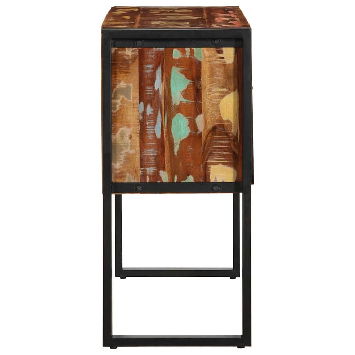 Consolă multicolor 90x35x75 cm lemn masiv recuperat - WALTI WALTI