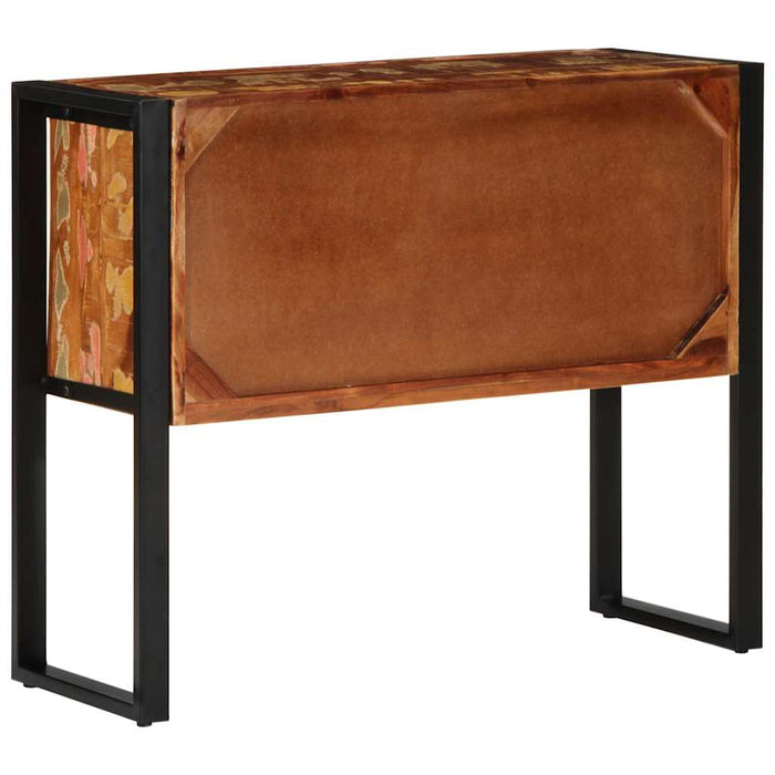 Consolă multicolor 90x35x75 cm lemn masiv recuperat - WALTI WALTI