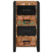 Dulap cu sertar multicolor 40x40x90 cm lemn masiv recuperat - WALTI WALTI