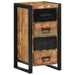 Dulap cu sertar multicolor 40x40x90 cm lemn masiv recuperat - WALTI WALTI