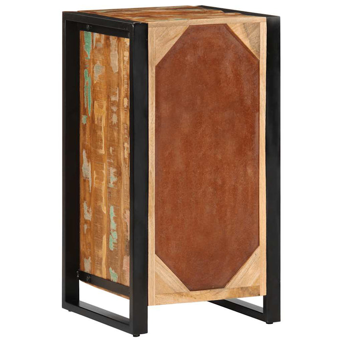 Dulap cu sertar multicolor 40x40x90 cm lemn masiv recuperat - WALTI WALTI