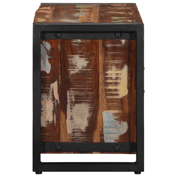Dulap TV 80x30x40 cm lemn masiv recuperat - WALTI WALTI