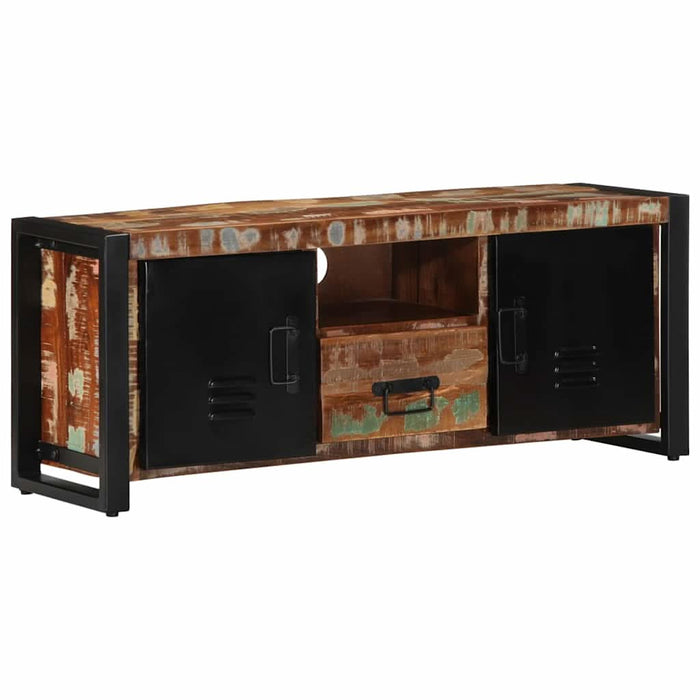 Dulap TV 100x30x40 cm lemn masiv recuperat - WALTI WALTI