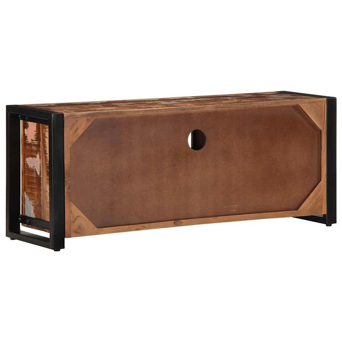 Dulap TV 100x30x40 cm lemn masiv recuperat - WALTI WALTI