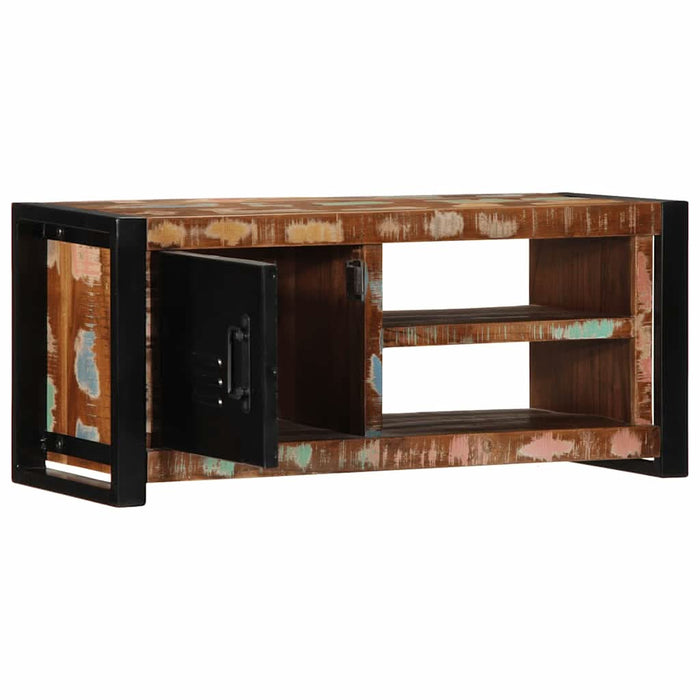 Dulap TV 80x30x35 cm lemn masiv recuperat - WALTI WALTI