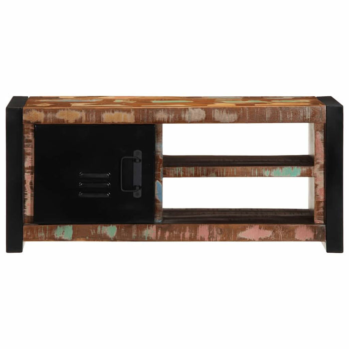 Dulap TV 80x30x35 cm lemn masiv recuperat - WALTI WALTI