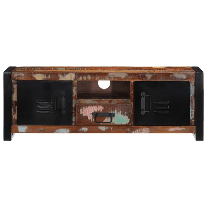 Dulap TV 100x30x35 cm lemn masiv recuperat - WALTI WALTI