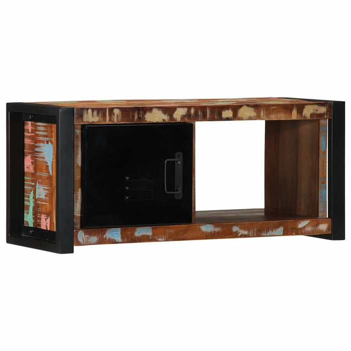 Dulap TV 80x30x35 cm lemn masiv recuperat - WALTI WALTI