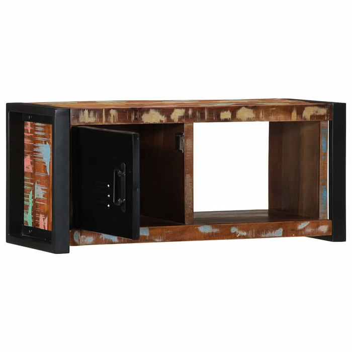 Dulap TV 80x30x35 cm lemn masiv recuperat - WALTI WALTI