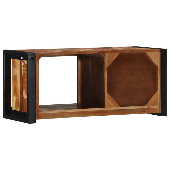 Dulap TV 80x30x35 cm lemn masiv recuperat - WALTI WALTI