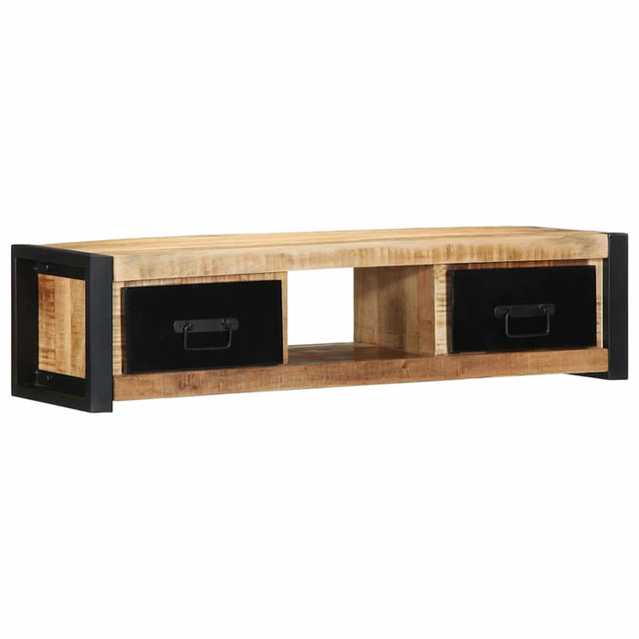 Dulap TV 100x30x25 cm lemn masiv de mango WALTI