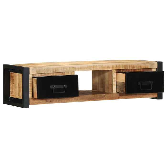 Dulap TV 100x30x25 cm lemn masiv de mango WALTI