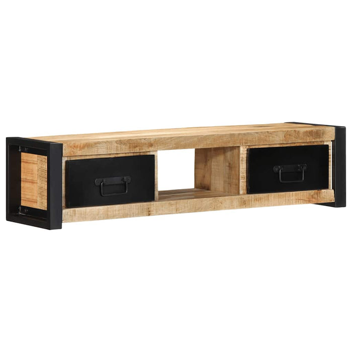 Dulap TV 100x30x25 cm lemn masiv de mango WALTI