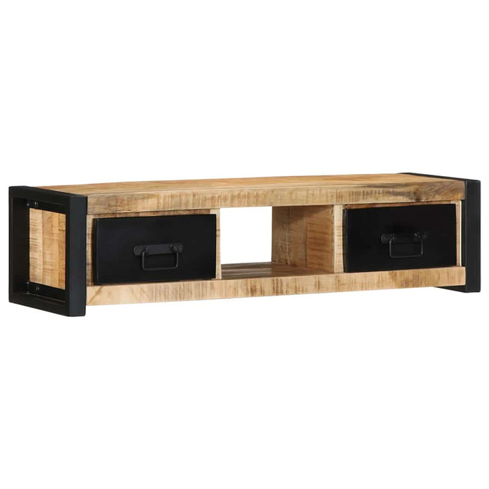 Dulap TV 100x30x25 cm lemn masiv de mango WALTI