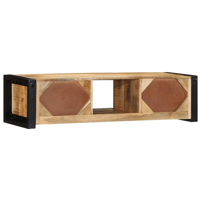 Dulap TV 100x30x25 cm lemn masiv de mango WALTI