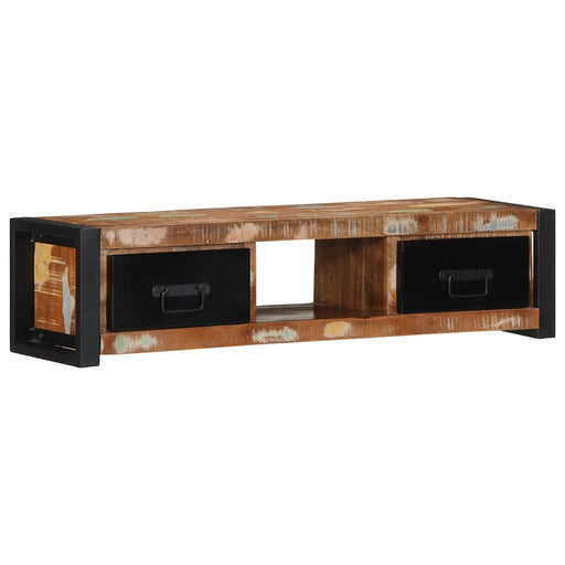 Dulap TV 100x30x25 cm lemn masiv recuperat - WALTI WALTI
