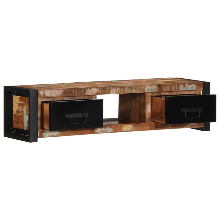 Dulap TV 100x30x25 cm lemn masiv recuperat - WALTI WALTI