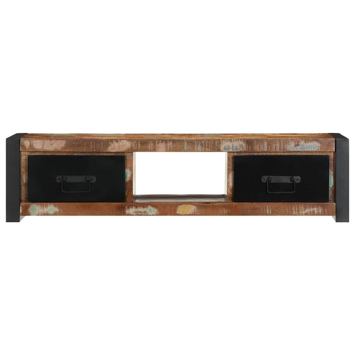 Dulap TV 100x30x25 cm lemn masiv recuperat - WALTI WALTI