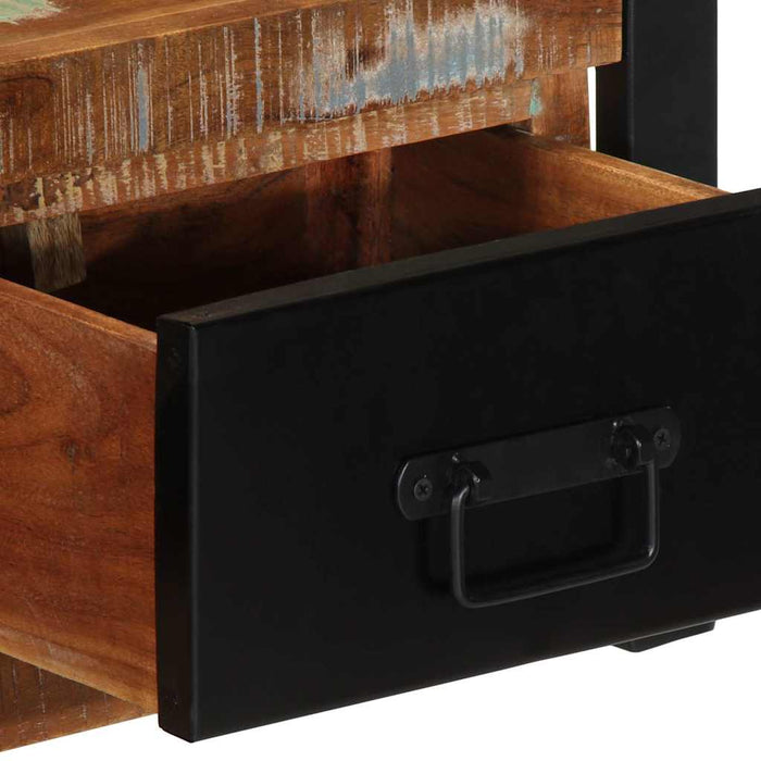 Dulap TV 100x30x25 cm lemn masiv recuperat - WALTI WALTI