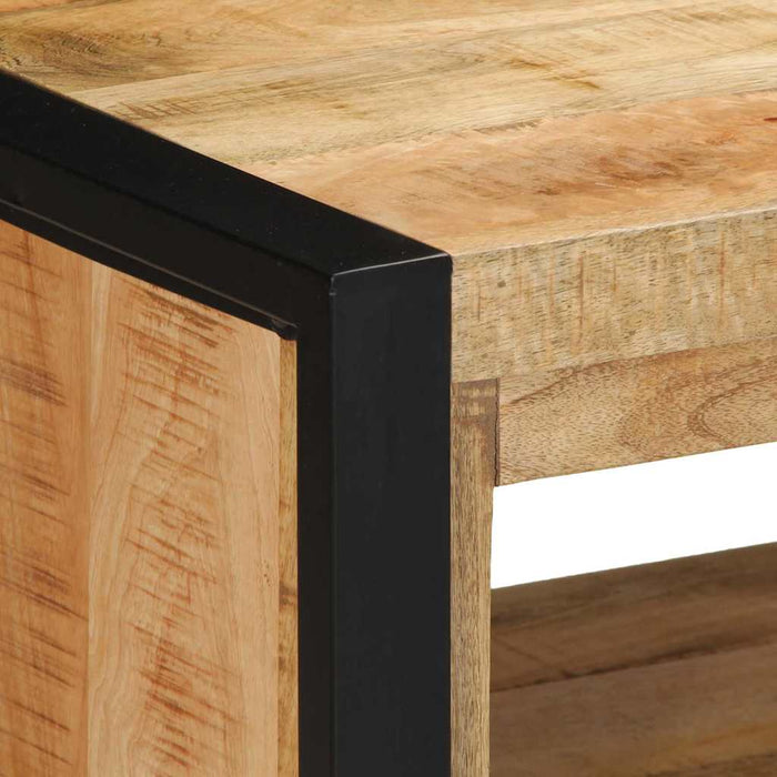 Bancă pentru pantofi Maro 100 x 40 x 50 cm Lemn masiv de mango - WALTI WALTI