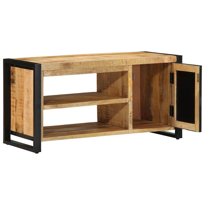 Bancă pentru pantofi Maro 100 x 40 x 50 cm Lemn masiv de mango - WALTI WALTI