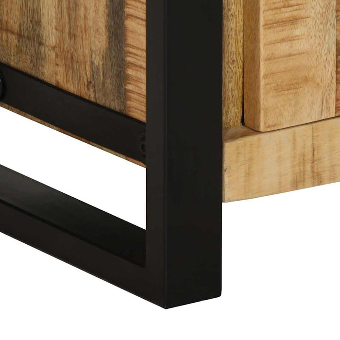 Dulap de baie 40x30x90 cm Lemn masiv Mango brut - WALTI WALTI