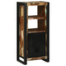 Dulap de Baie cu raft Maro 40 x 30 x 90 cm Lemn masiv recuperat - WALTI WALTI