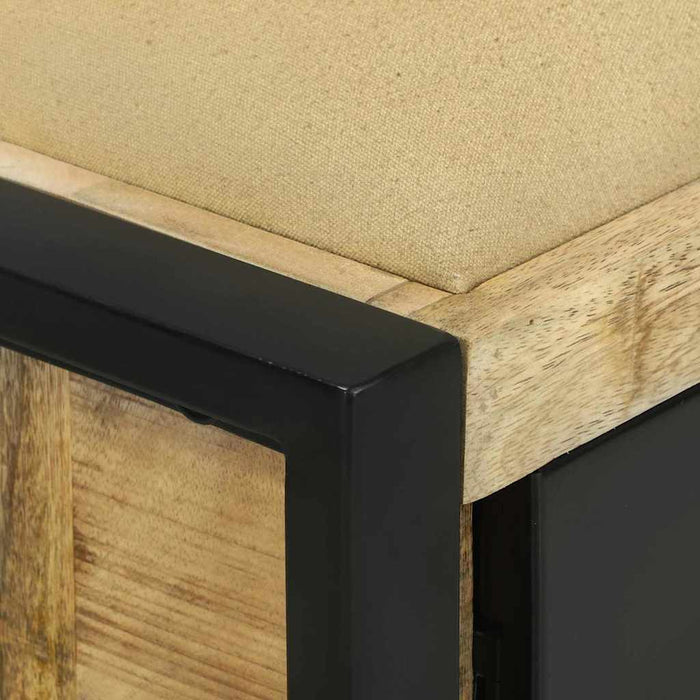 Bancă de Cabinet Maro 100 x 35 x 50 cm Lemn masiv de mango - WALTI WALTI