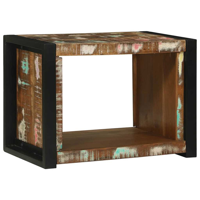 Cub de Perete cu raft Maro 55 x 35 x 40 cm Lemn masiv recuperat - WALTI WALTI