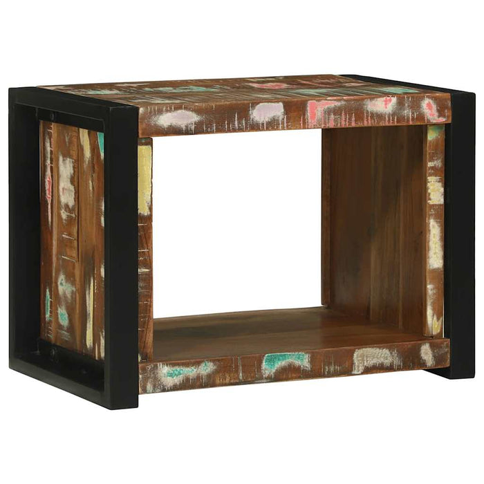 Cub de Perete cu raft Maro 55 x 35 x 40 cm Lemn masiv recuperat - WALTI WALTI
