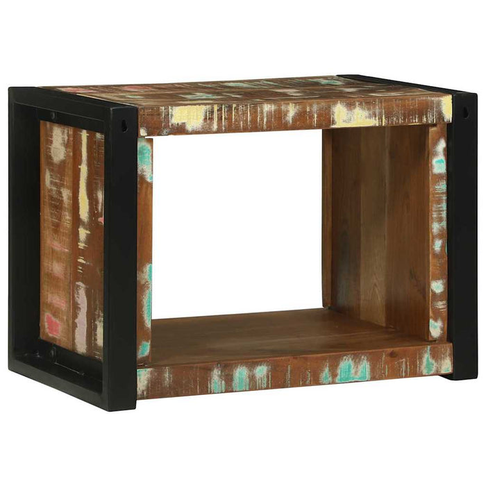 Cub de Perete cu raft Maro 55 x 35 x 40 cm Lemn masiv recuperat - WALTI WALTI