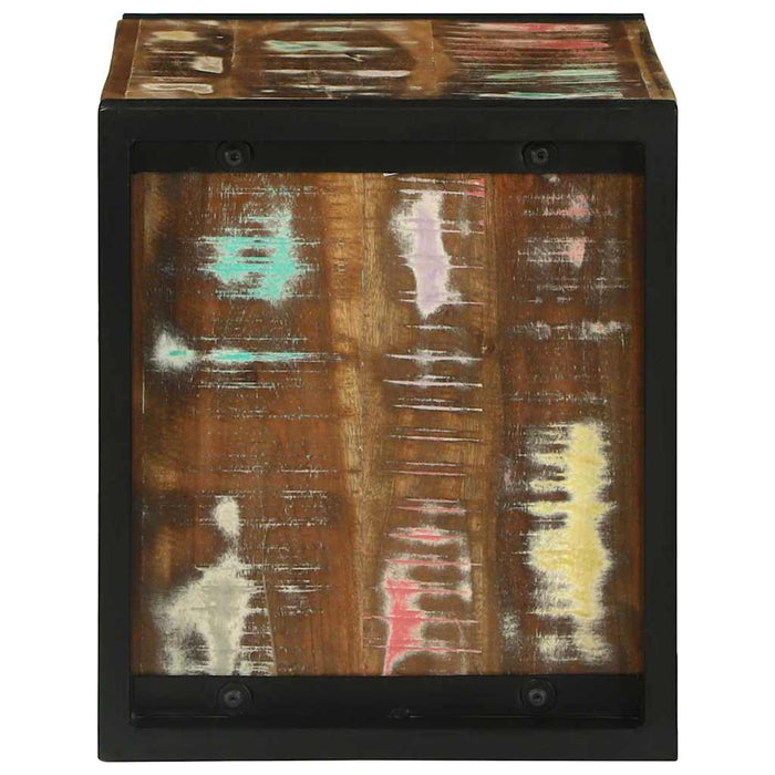 Cub de Perete cu raft Maro 55 x 35 x 40 cm Lemn masiv recuperat - WALTI WALTI