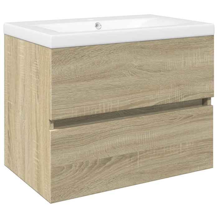 Set mobilier de baie, 2 piese, ceramică și lemn prelucrat - WALTI WALTI