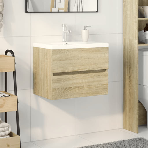Set mobilier de baie, 2 piese, ceramică și lemn prelucrat - WALTI WALTI