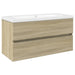 Set mobilier de baie, 2 piese, ceramică și lemn prelucrat - WALTI WALTI