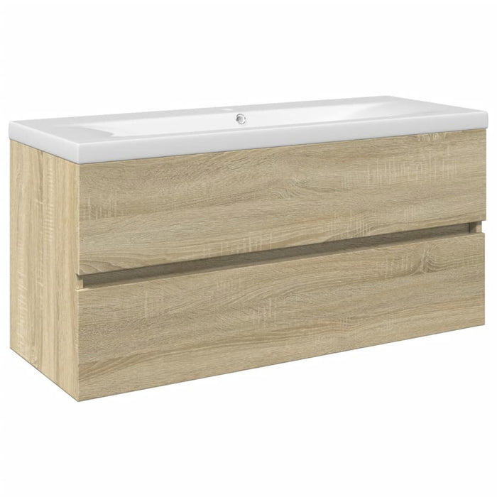 Set mobilier de baie, 2 piese, ceramică și lemn prelucrat - WALTI WALTI